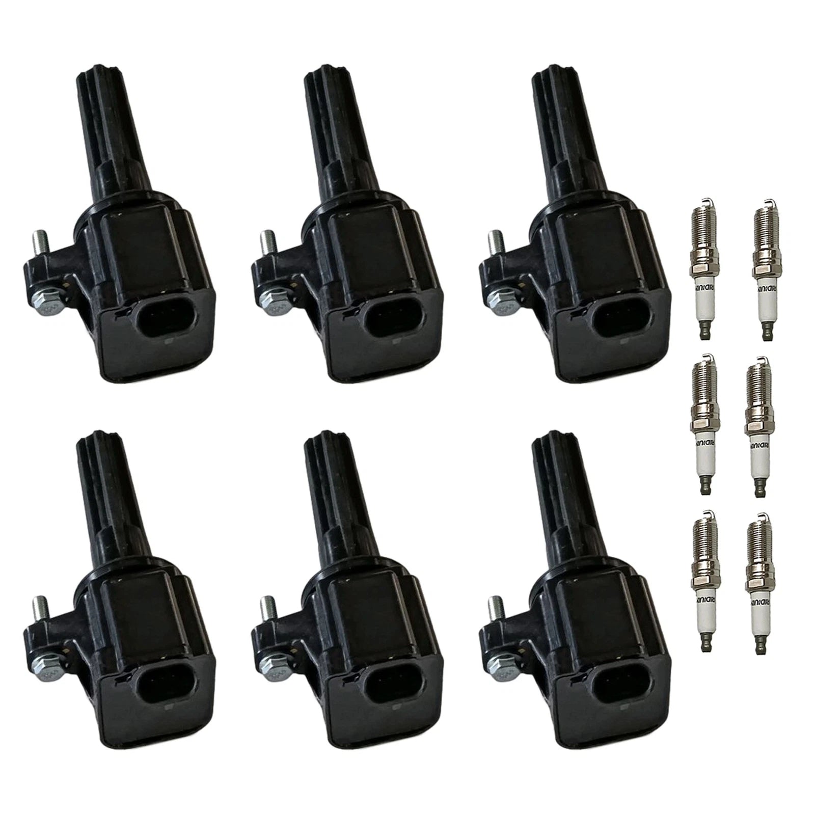 6X Ignition Coil & Spark Plug for Trailblazer (2006-2009)