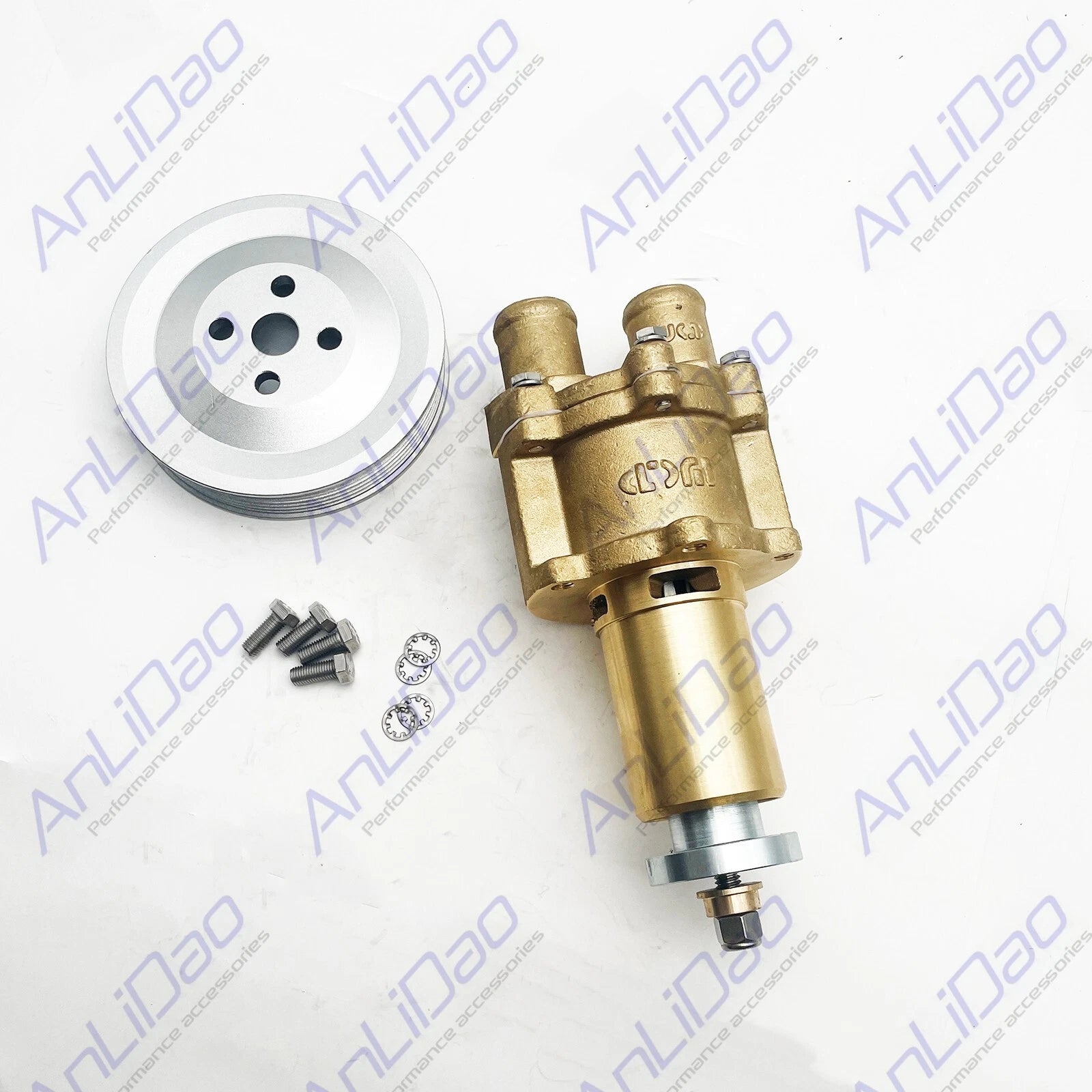 Sea Water Pump with Pulley for Mercruiser Mercury Marine V8 (46-807151A12)
