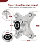 Wheel Hub for Honda Sportrax 250, 400 TRX250EX/X, TRX400EX/X (2001–2007)