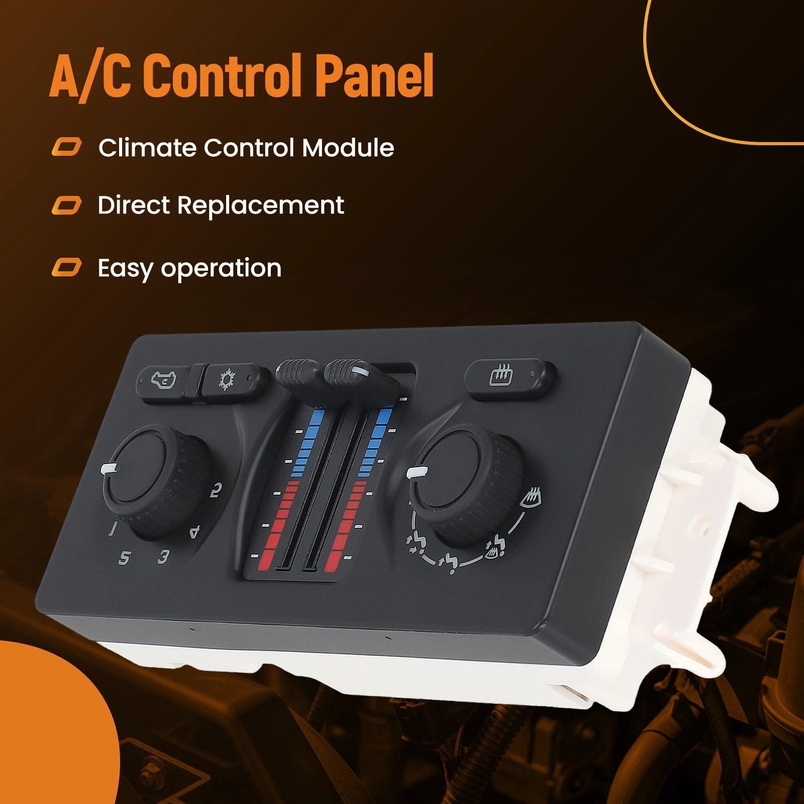 Climate Control Module for Chevy GMC Cadillac (Manual AC)