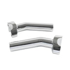 6" CNC Pullback Handlebar Risers Chrome for Harley Dyna Softail Sportster