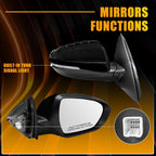 Pair Power Folding Heated Door Mirrors for Kia Optima (2012-2013)
