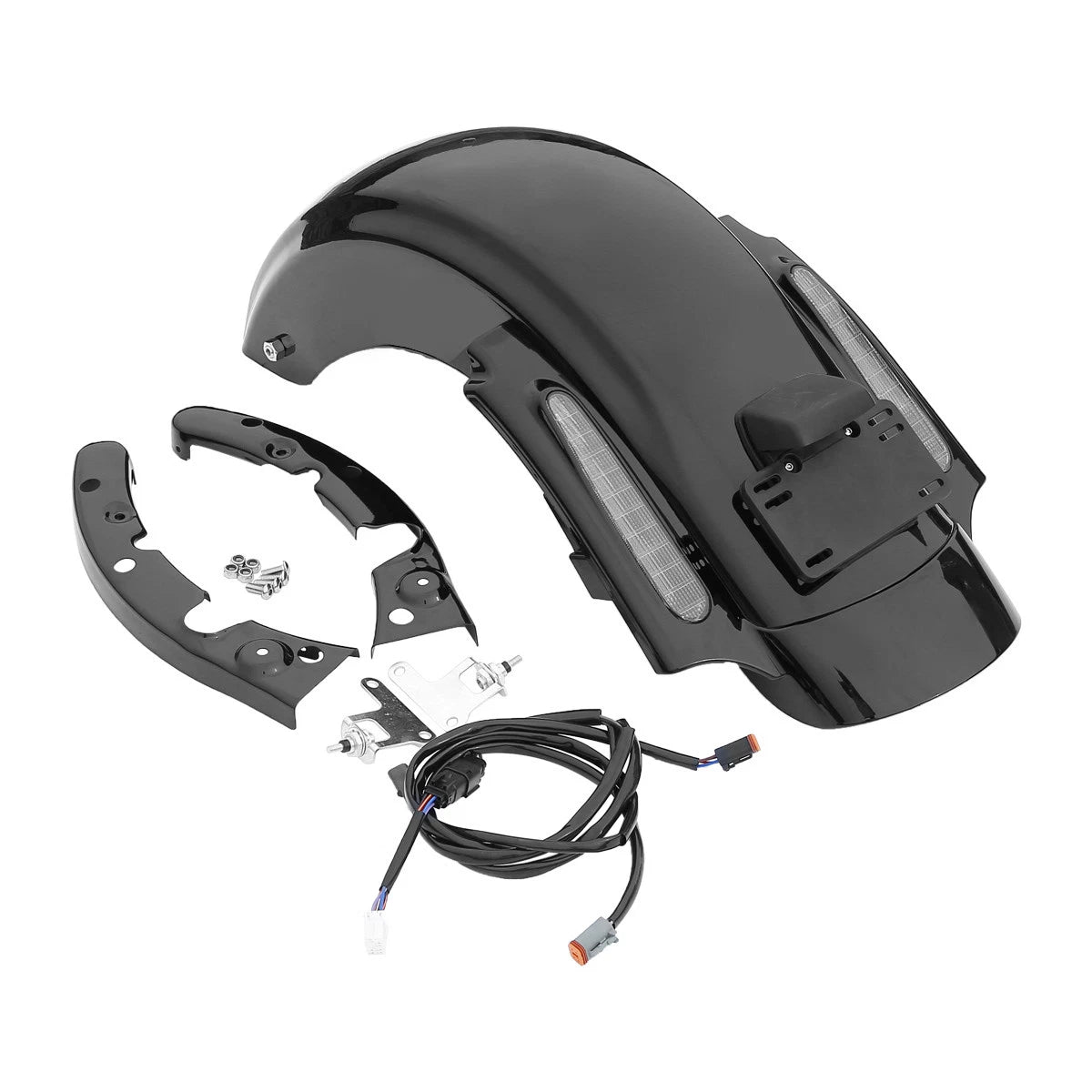 LED Rear Fender Lens for Harley Touring (2009–2013) CVO - Clear/Red/Smoke/Orange
