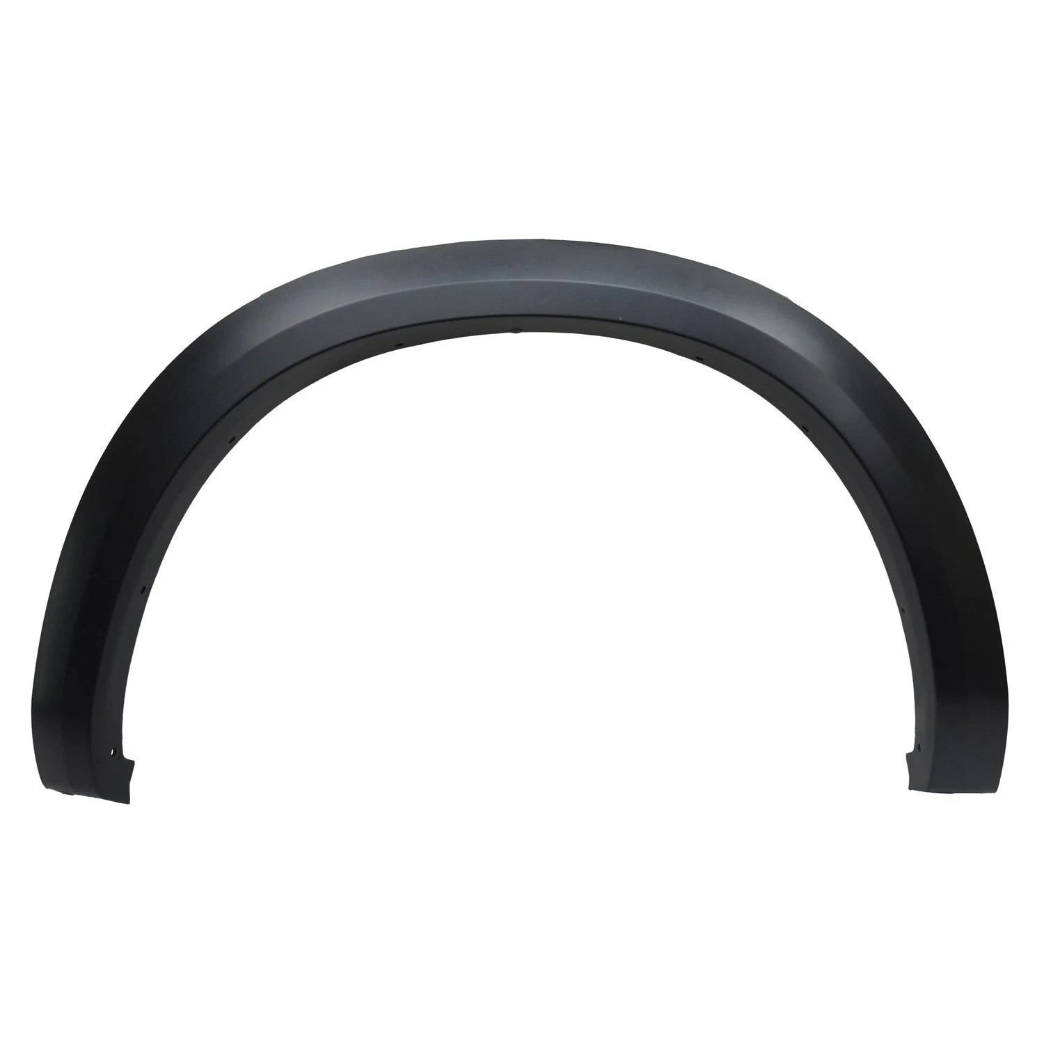 Replacement Black Gloss/Smooth Polypropylene Rear Passenger Side Fender Flare