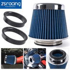 3" 3.5" 4" High Flow Inlet Dry Air Filter for Cold Air Intake (Fits )