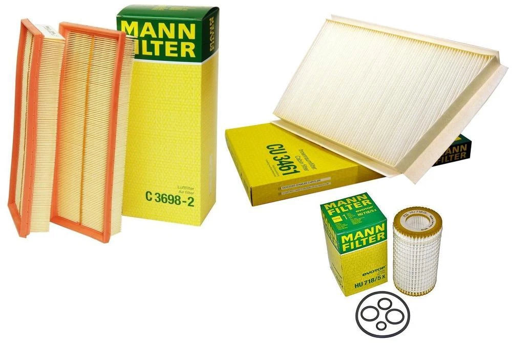 Mann Oil Air Cabin Filter Kit for Benz W203 C203 C209 C230 C280 CLK320 (2000–2007)