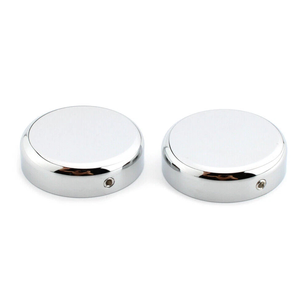 Chrome Upper Fork Stem Nut Cap Cover for Harley Street Bob Breakout Dyna Softail (2014–2023)