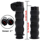 1" Motorcycle Handlebar Hand Grips for Harley Touring Street Electra Road Glide