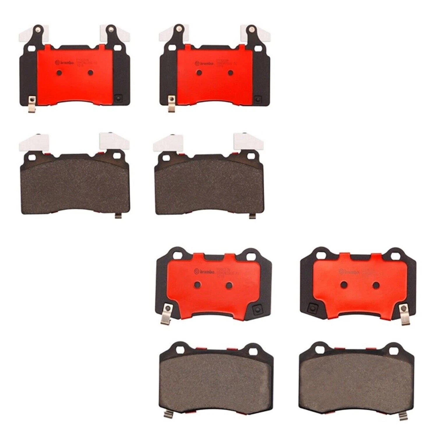Set of 4 Brembo Ceramic Brake Pads for Chevrolet Camaro SS ZL1 (2010–2023)