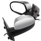 Set of 2 Chrome Power Memory Heated Side Mirrors for Chevy GMC 