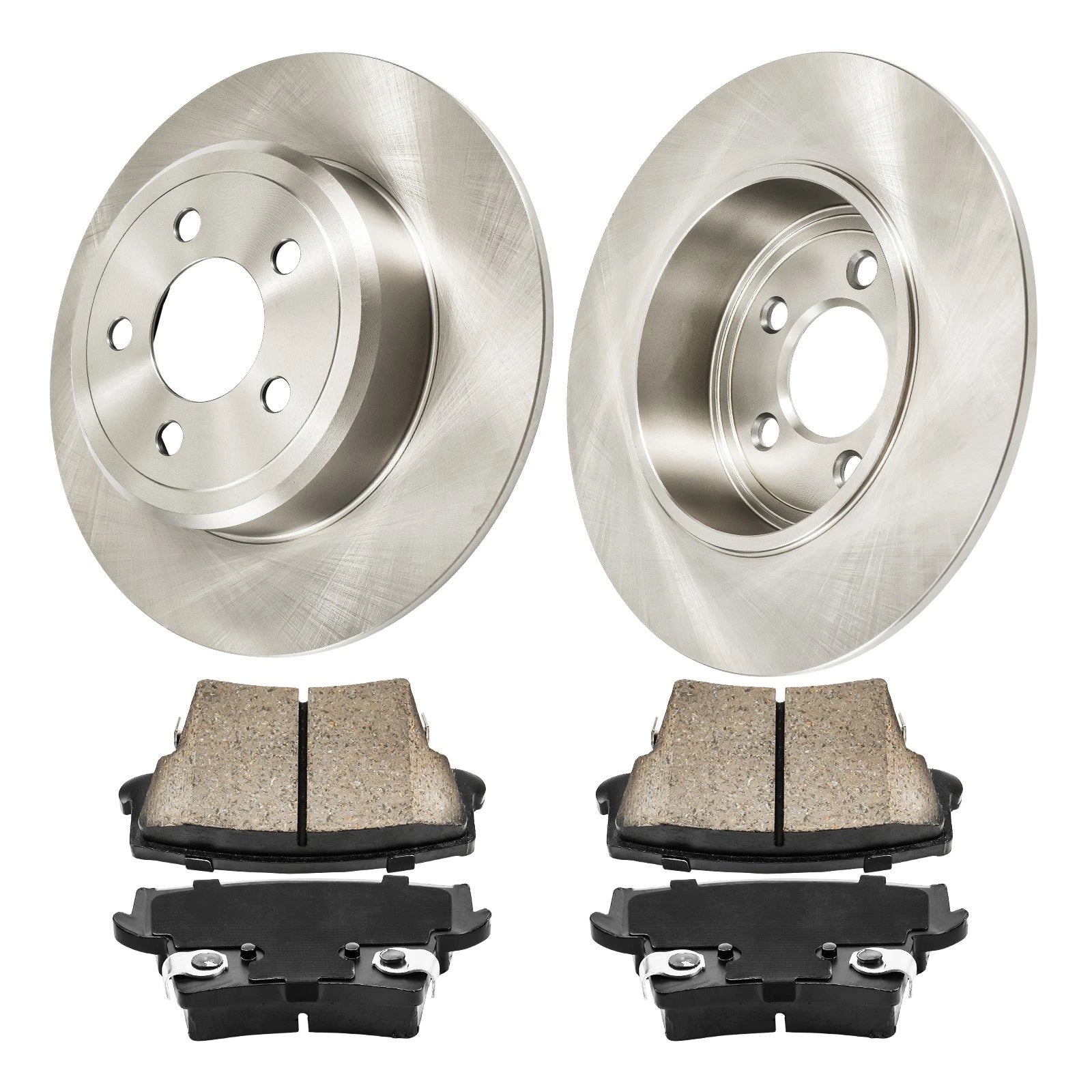 Rear Brake Rotors and Pads Kit for Chrysler 300 (2012–2020) 3.6L
