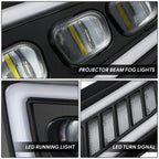 Sequential Tri-Projector LED Halo Fog Lights for F-150 Raptor (2017–2020)