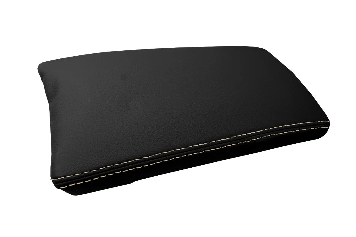 Console Lid Pull Over Cover Leather for Toyota Prius (2010–2015) Beige