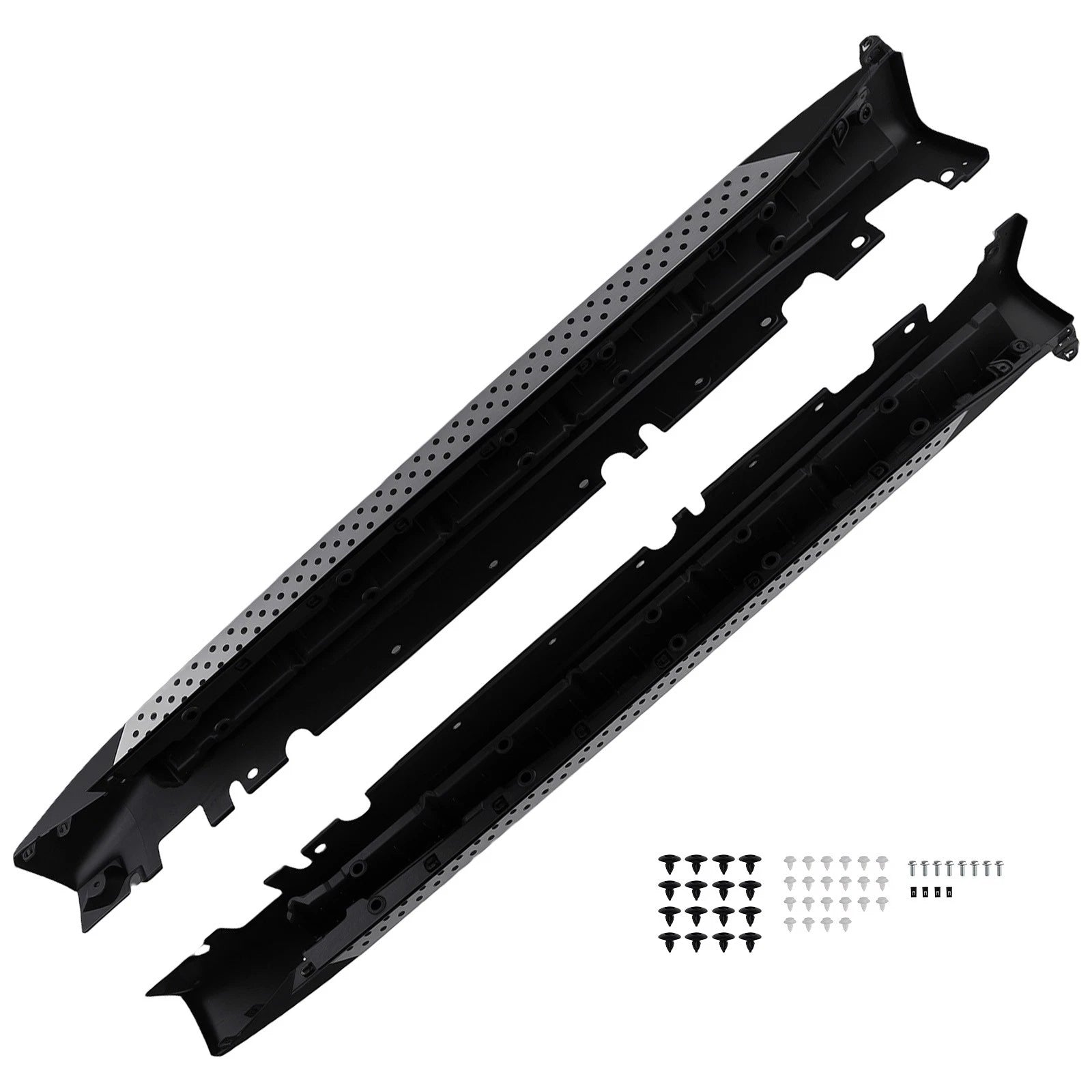 Non-slip Side Step Bars for BMW X5 E70 (2007–2013) Running Board Kit Black Aluminum