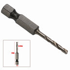 Quick Change Drill Bits for Metal 14 Hex Shank (Set of 4)