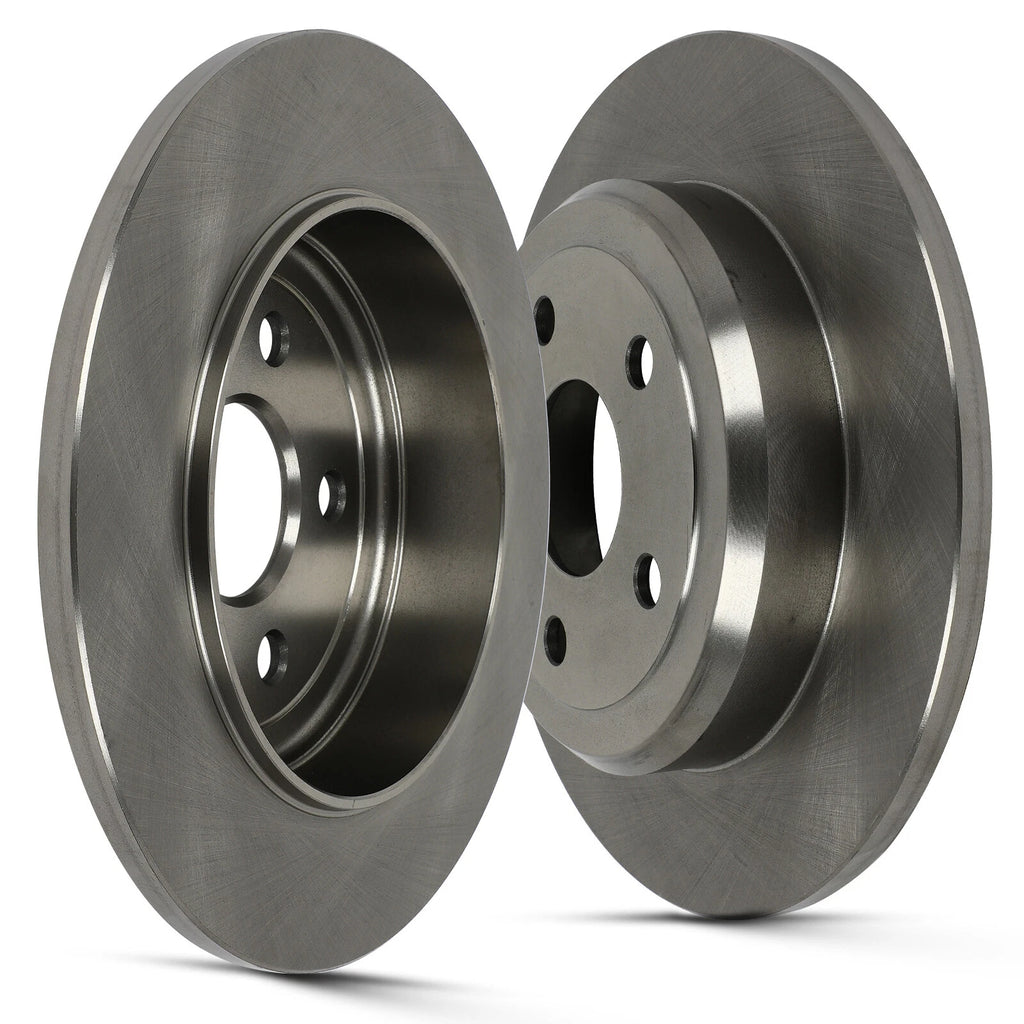 Set of 2 Ceramic Brake Rotors and Pads for Jeep Grand Cherokee (2011–2018)