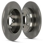 Set of 2 Ceramic Brake Rotors and Pads for Jeep Grand Cherokee (2011–2018)