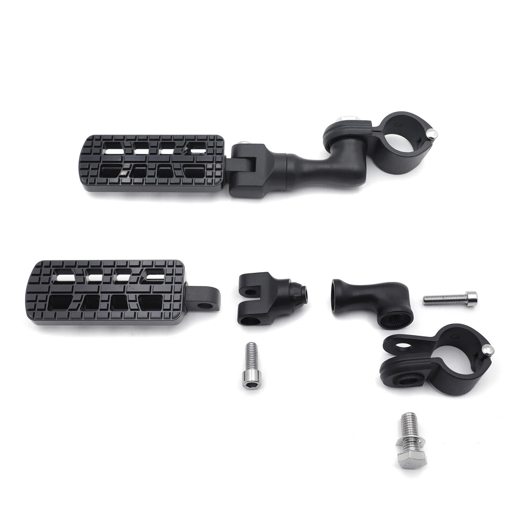 Footpeg Set of 2 CNC 1.25" with 3" Clamps for Harley Street 500 750