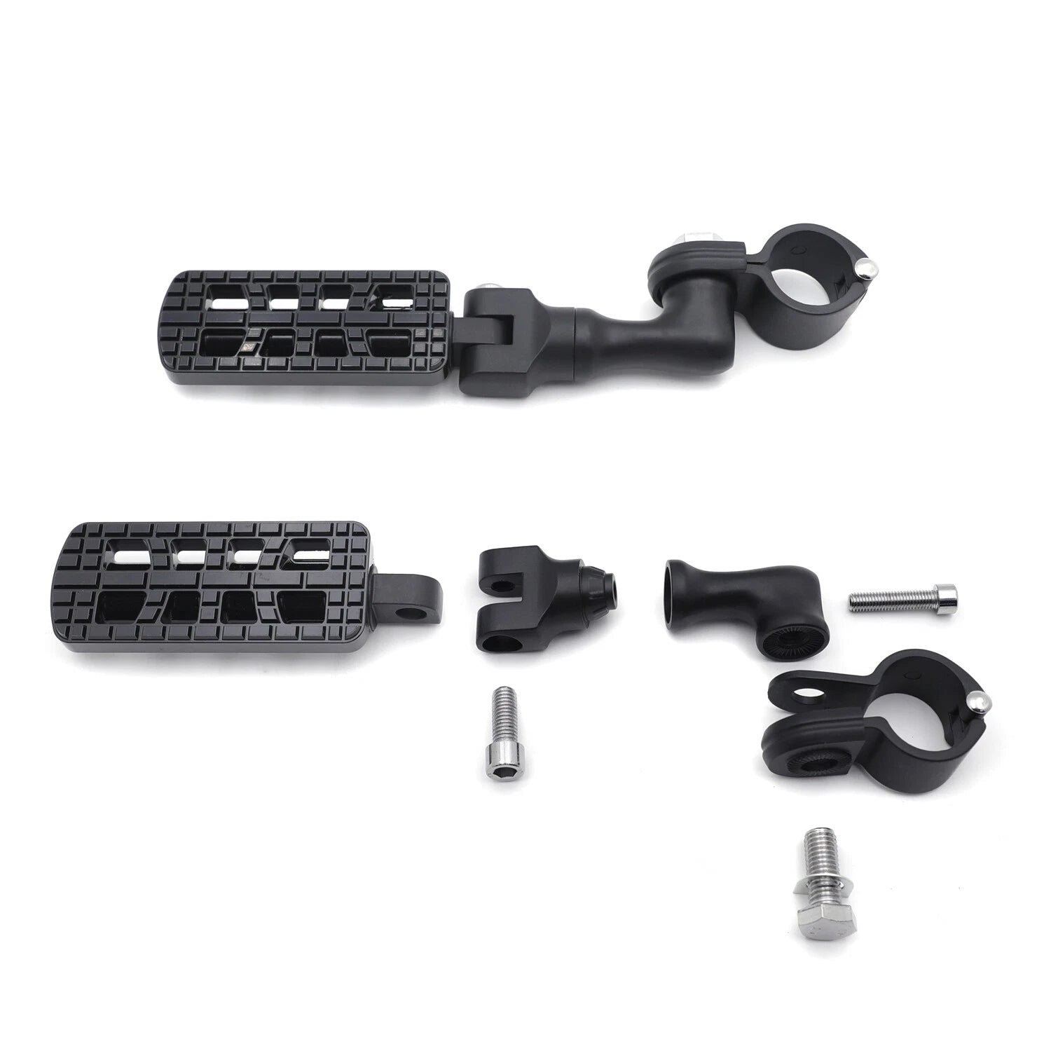 Footpeg Set of 2 CNC 1.25" with 3" Clamps for Harley Street 500 750