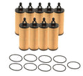 Set of 9 Engine Oil Filters for Chrysler Dodge Jeep Ram V6 (OEM)