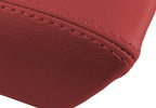 Leather Console Lid Armrest Cover for Hyundai Tiburon (2003–2008) Red