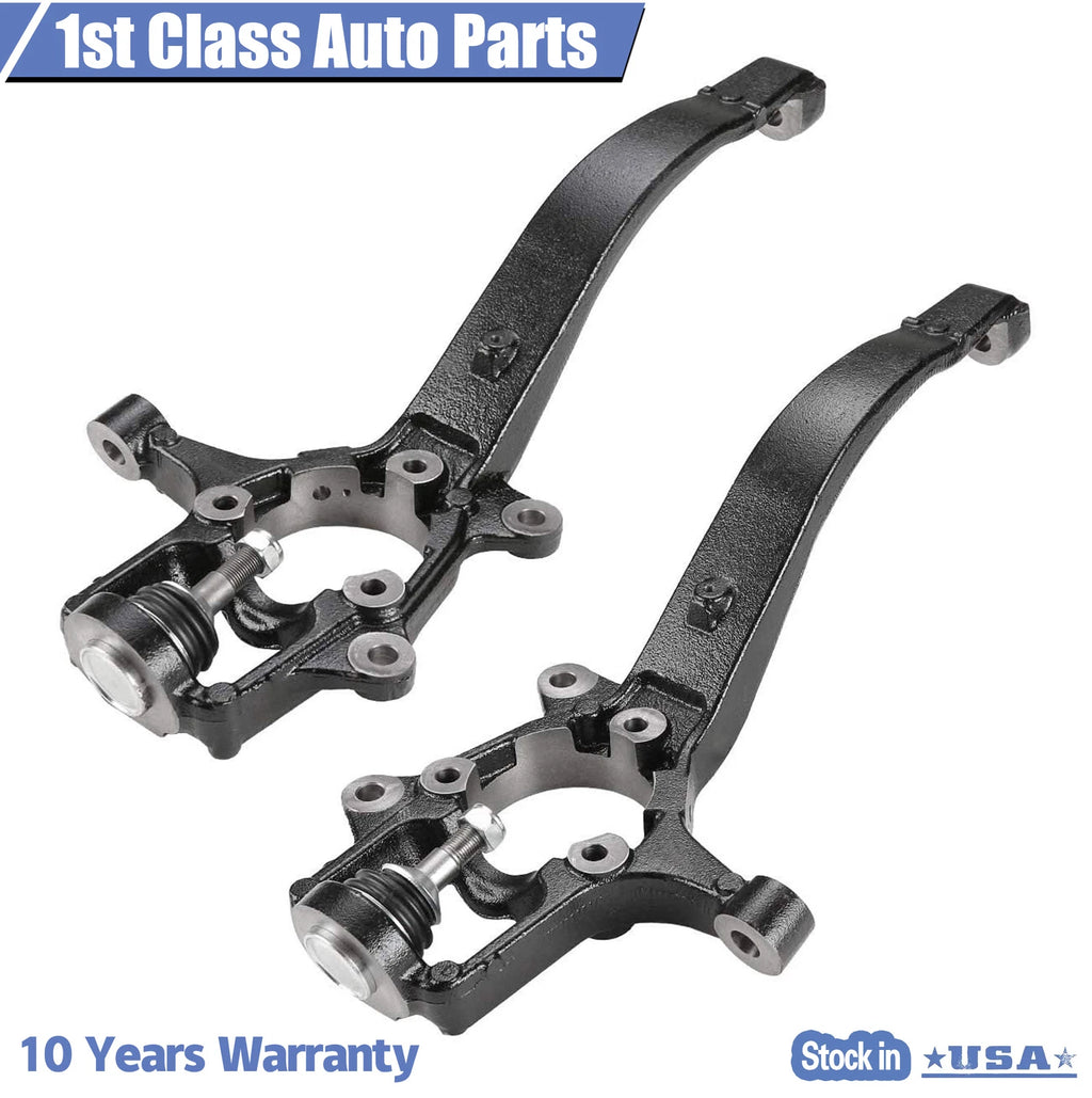 Set of 2 Steering Knuckles for Grand Cherokee Dodge Durango (698-009, 698-008)