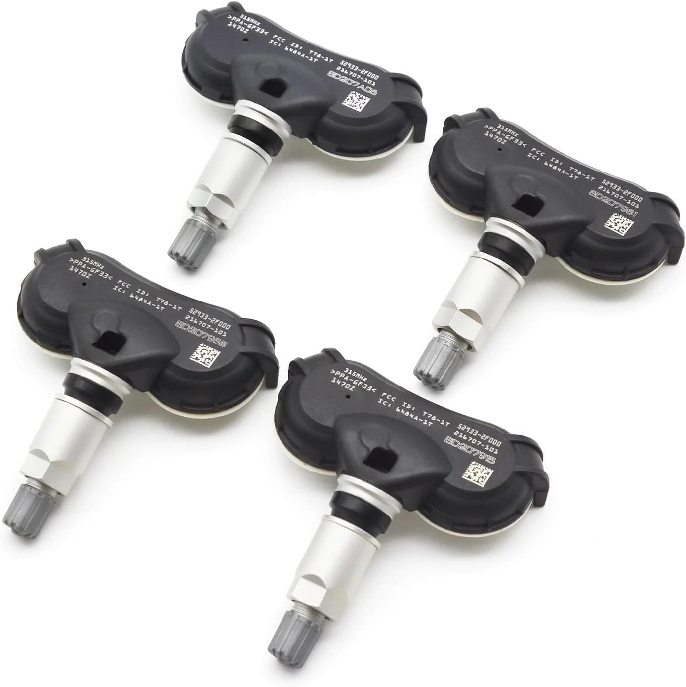 Set of 4 TPMS Tire Pressure Sensors for Hyundai Kia (2011–2023) 52933-2F000