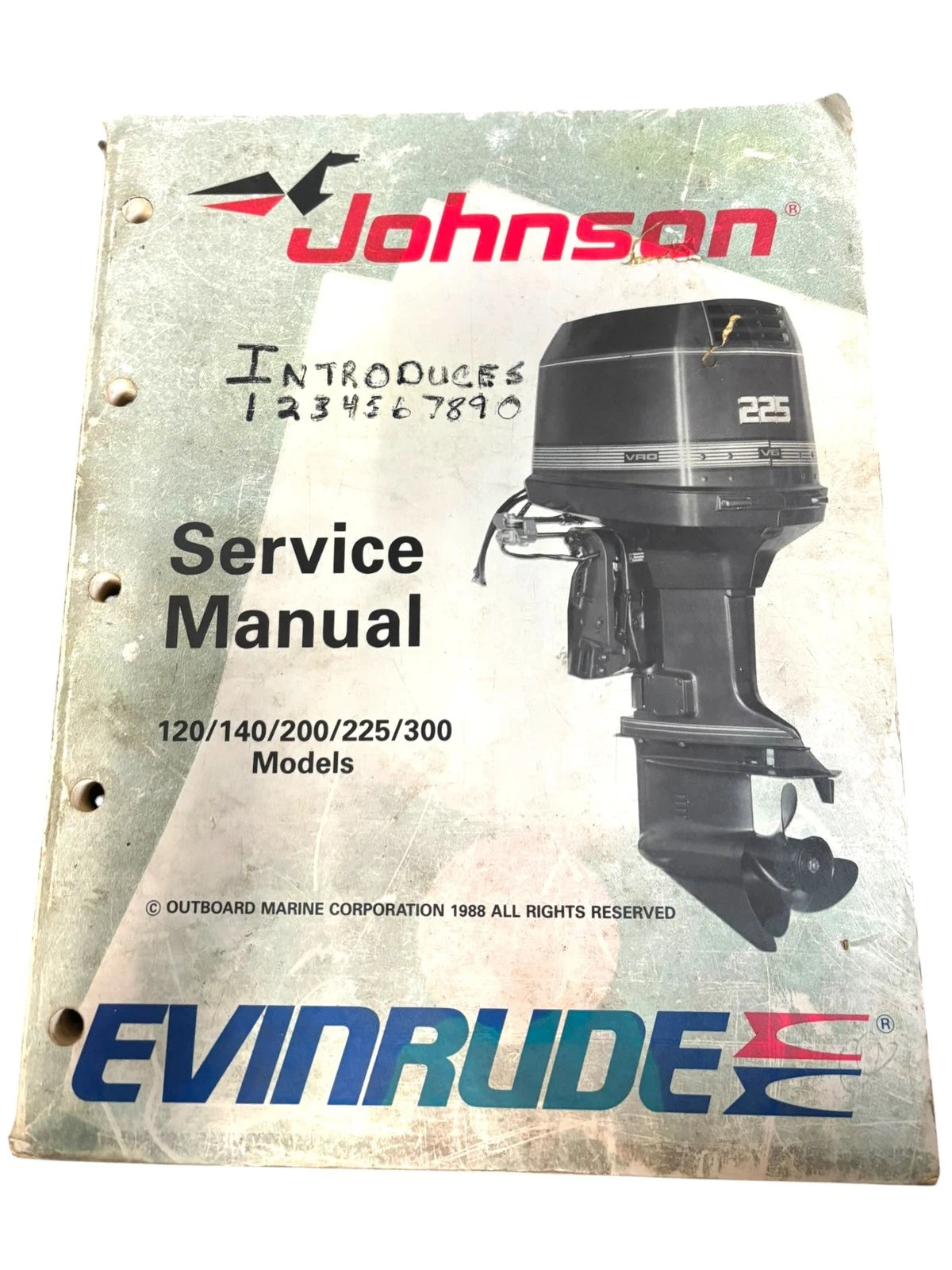 Service Manual for Johnson 120/140/200/225/300 (507758)