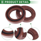 Set of 5 Oil Seal Rotary Shaft Seal FKM Rubber 27x43x8mm