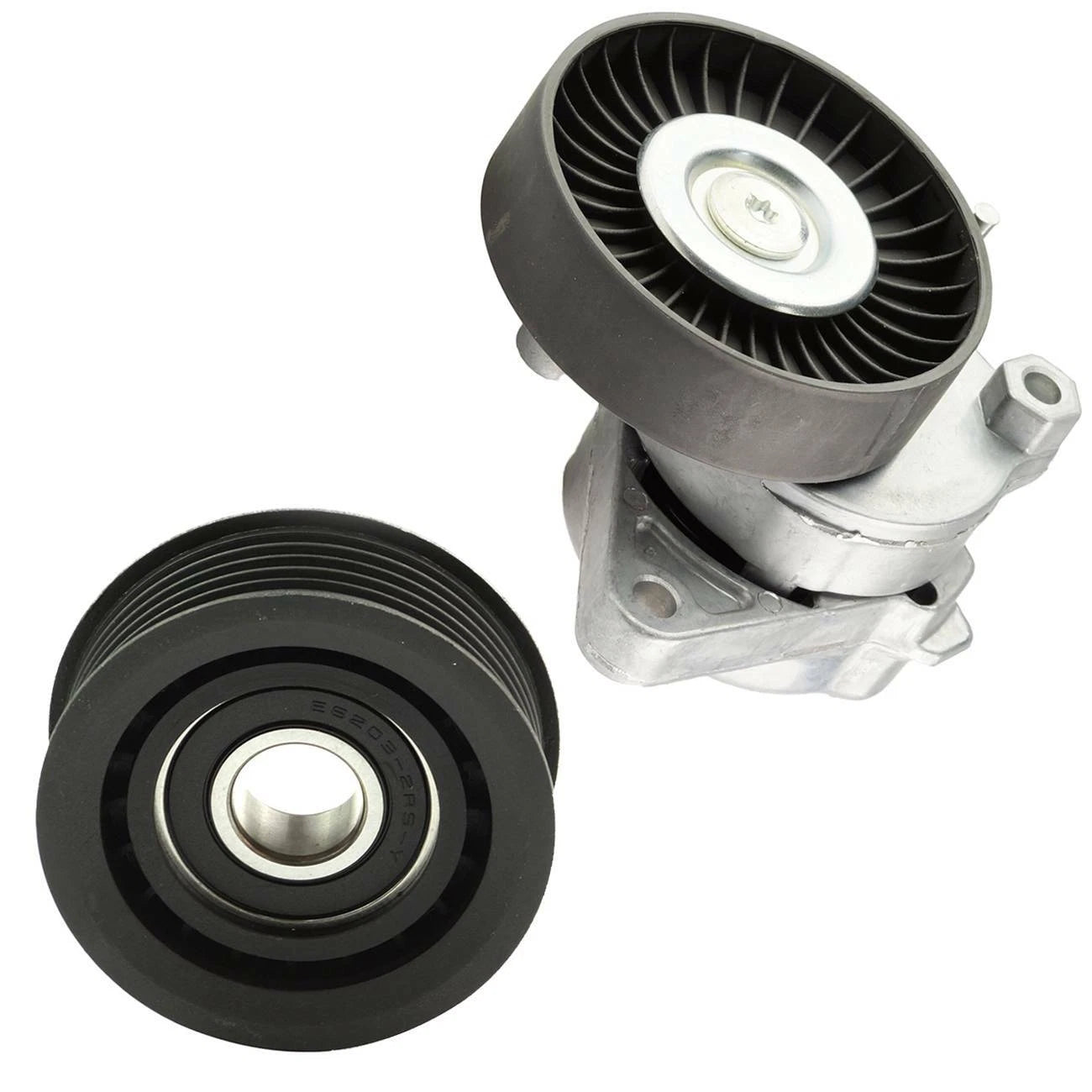Tensioner Pulley + Idler Pulley for Mercedes Benz S350 E320 C280