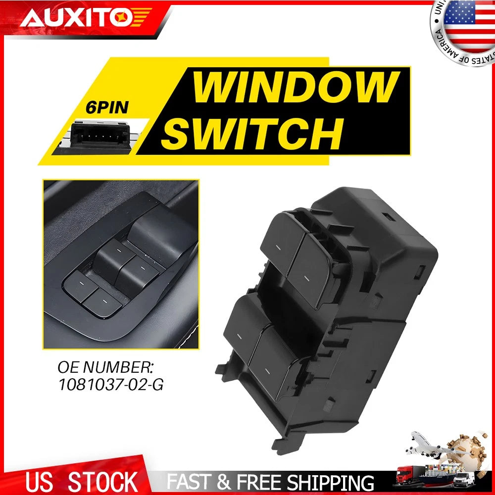 Power Window Master Control Switch for Tesla Model 3/Y (2020–2024)
