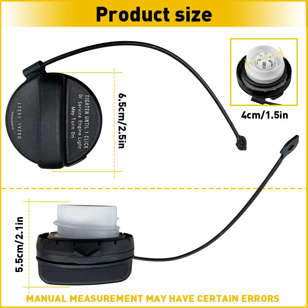 OEM Fuel Tank Gas Cap for Nissan Xterra Pathfinder Armada Frontier (2012–2021)