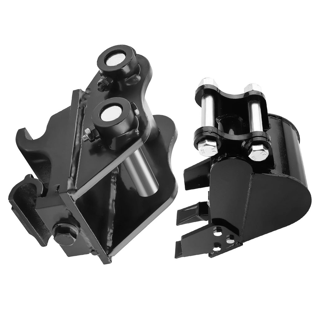 200mm Steel Narrow Bucket + Quick Hitch Coupler for Typhon Mini Excavators