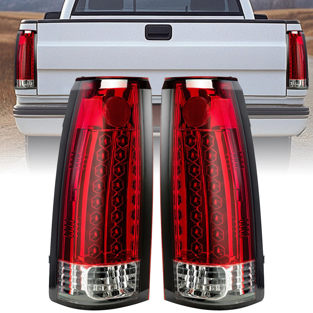 LED Tail Lights for Chevy K1500 GMC C1500 (1988–1998)