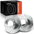 Front Side Drilled Brake Rotors for Ford F-250/F-350/F-450 Super Duty (2000–2023)