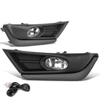 2X Clear Lens Fog Lights for Honda CR-V (2017–2018) w/Switch & Bezels