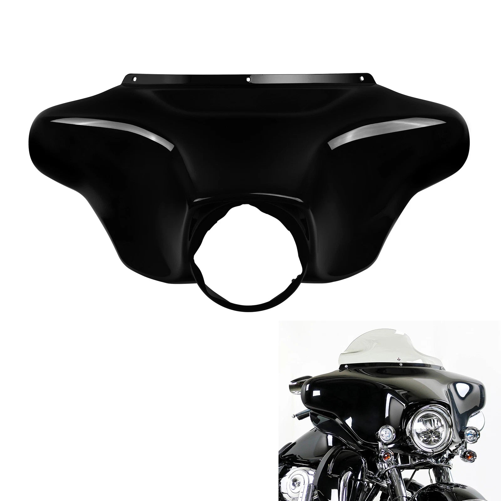 Batwing Upper Outer Fairing for Harley Touring Electra Street Glide (1996–2013)