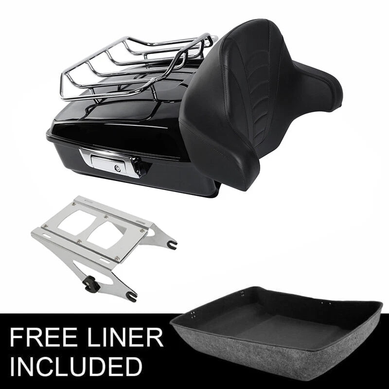 Trunk Backrest Pad for Harley Touring Road King Glide (2014–2026)