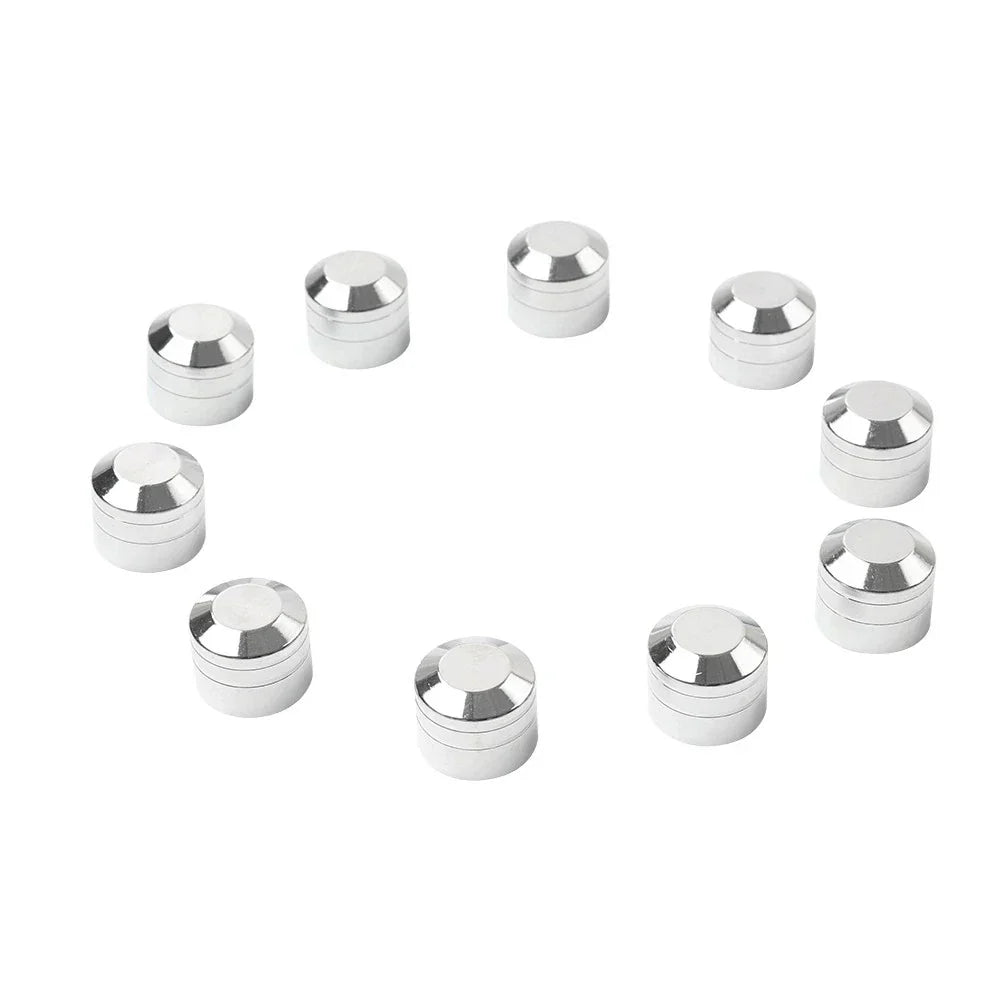 10 x Chrome Engine Screw Caps for Harley Touring Electra Glide Dyna