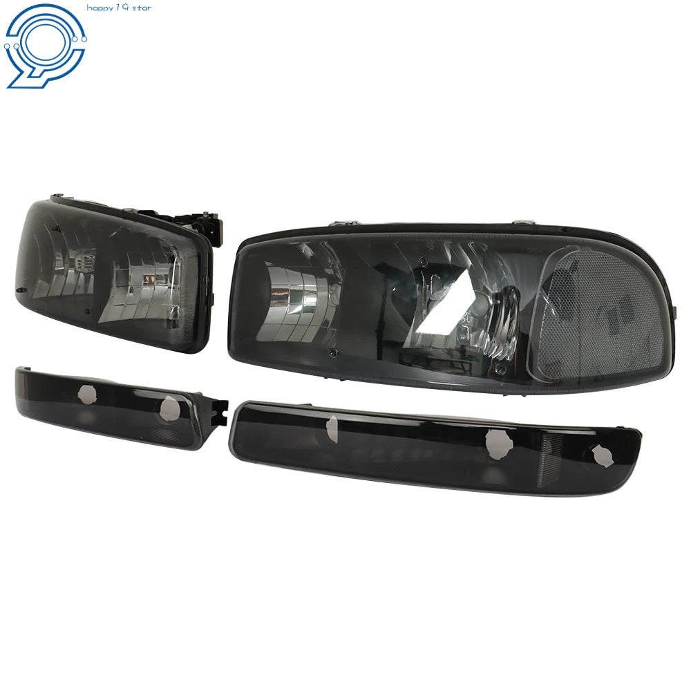 Smokey Headlight Assembly for GMC Sierra 1500, Yukon (1999-2007)