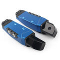 Rear Passenger Footrests Foot Pegs Pedal Pads for Yamaha YZF R1 R6 (2015–2023) Blue