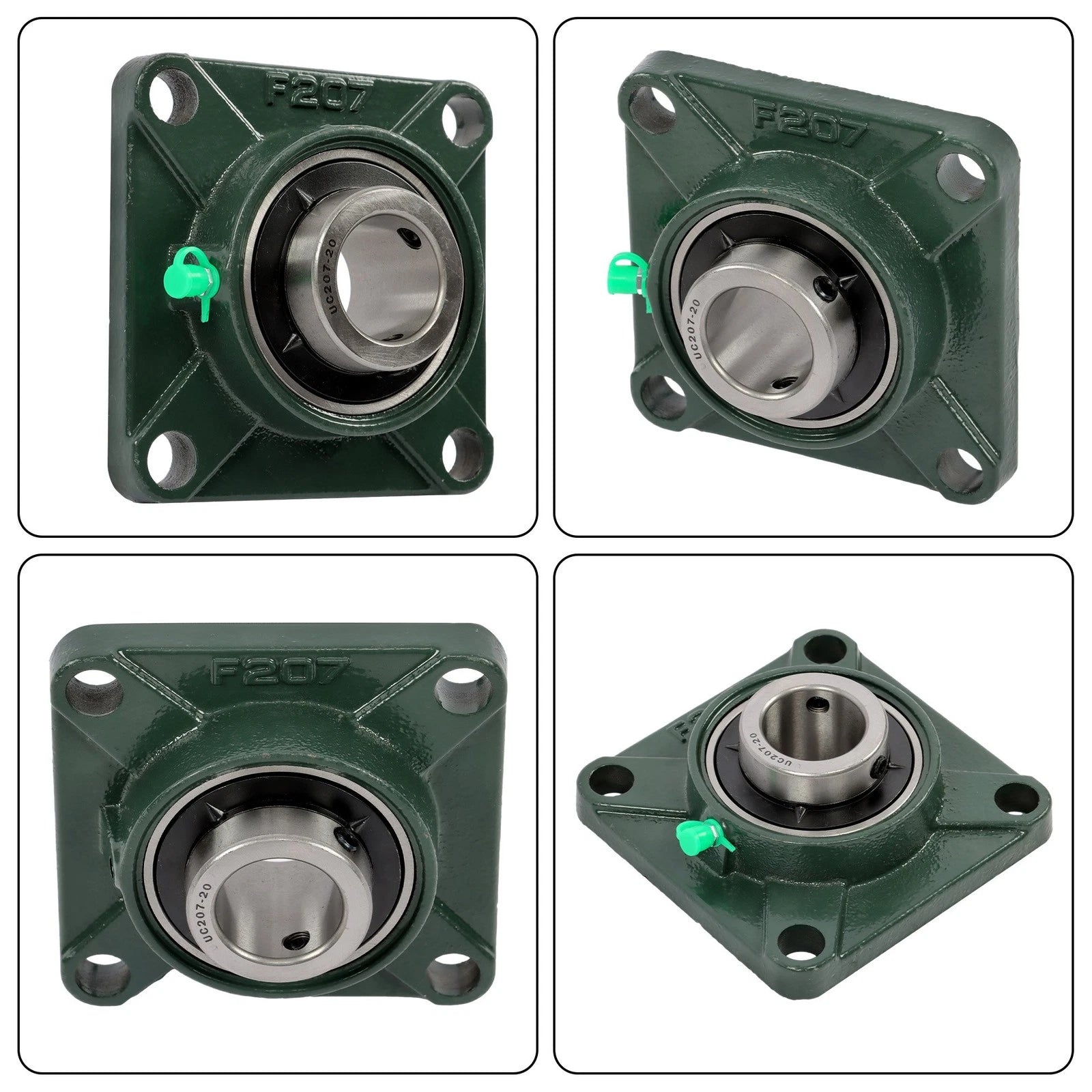 2 Pack Flange Pillow Block Bearing for Make Model