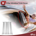 Set of 4 Car Door Pillar Window Trim for Toyota Tacoma (2005–2015) Chrome