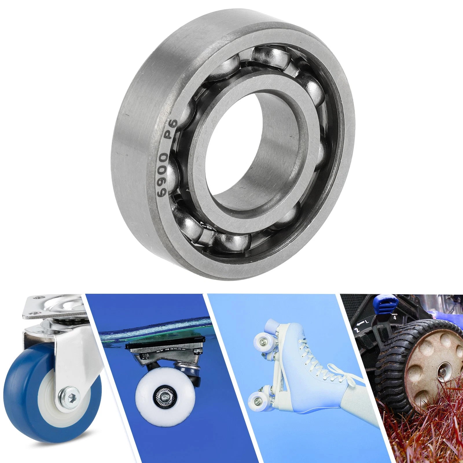 6900 Deep Groove Ball Bearing for Scooter Skateboard Wheel (10x22x6mm)