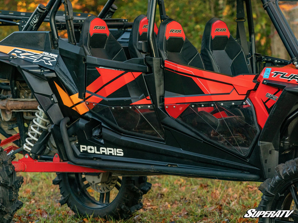 2X Clear Lower Doors for Polaris RZR XP 4 Turbo S (2019+)