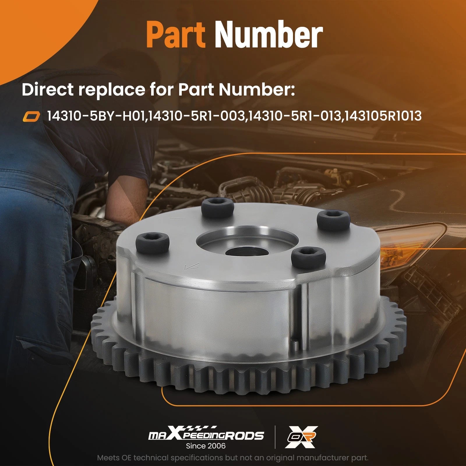 VVT Actuator Timing Camshaft Gear for Honda Fit L4 1.5L (2015–2020)