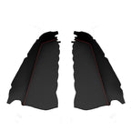 Door Panel Armrest for Ford F150 Lariat (2015–2020) PVC Carbon Red Stitch