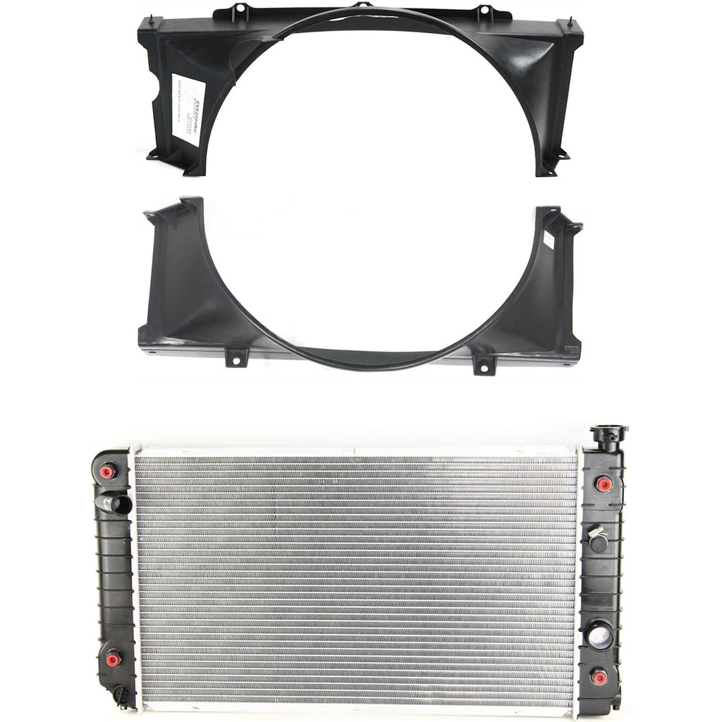 Radiator Fan Shroud Kit for Chevy S10, Jimmy, Bravada (1988–1994)