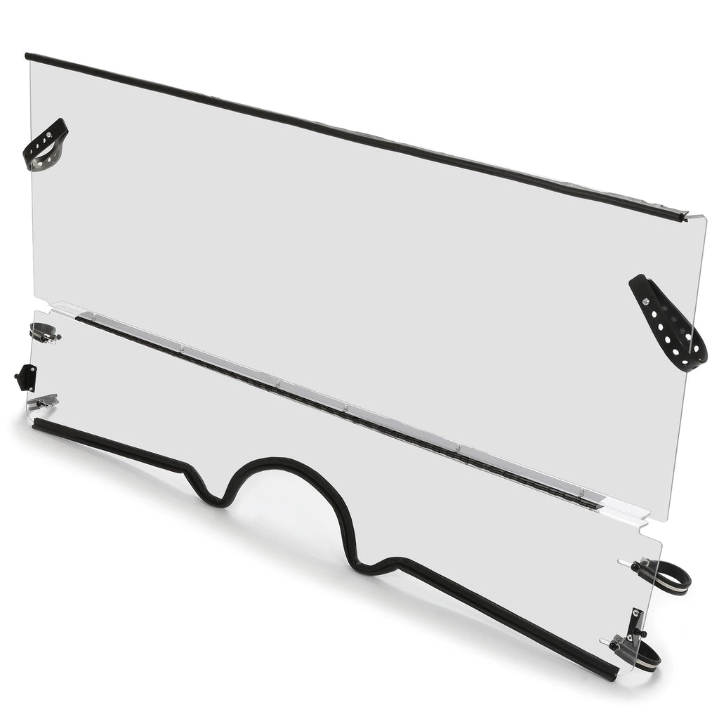 Top Roof & 1/4" Front Folding Windshield for Yamaha Rhino 450 660 700 (2004–2013)