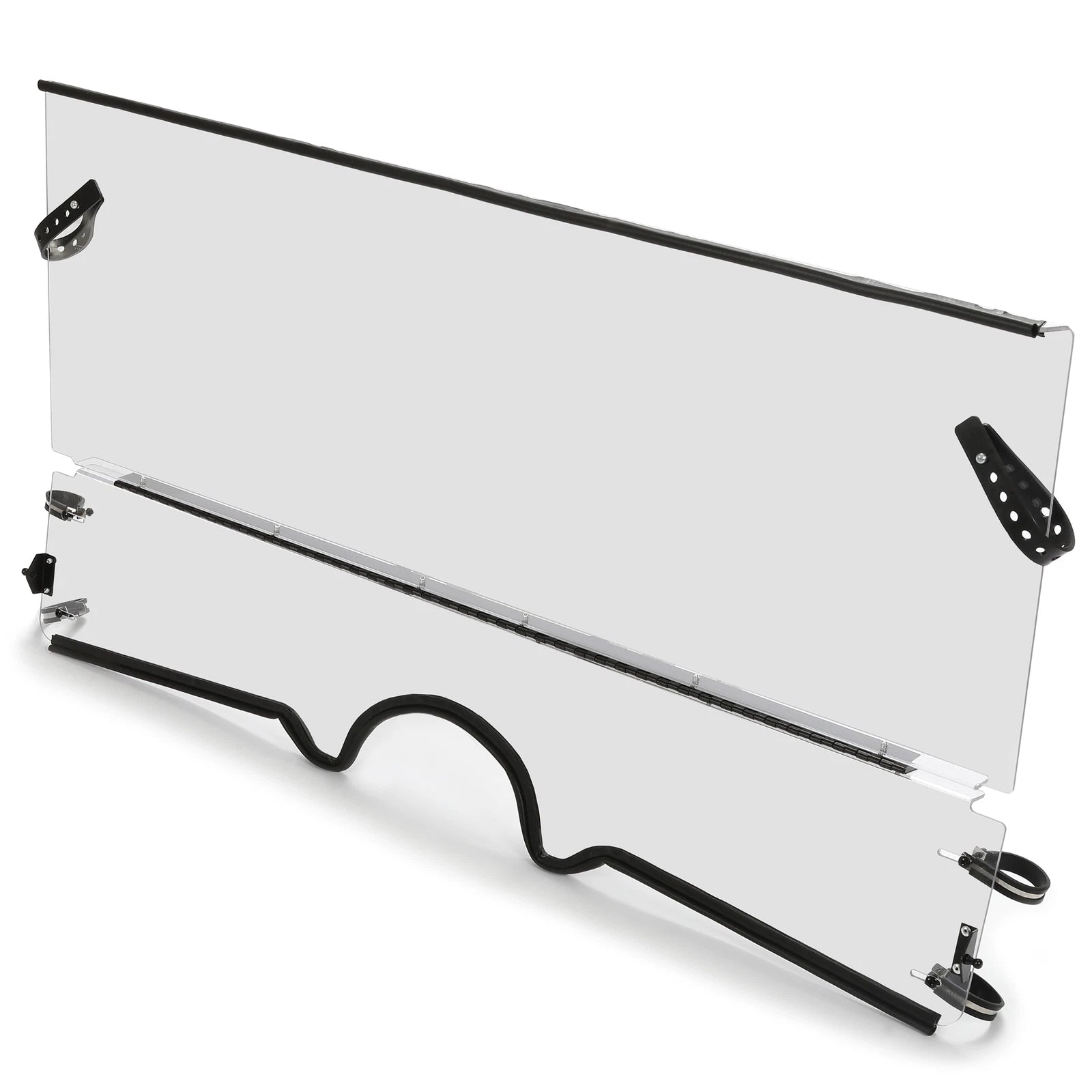 Top Roof & 1/4" Front Folding Windshield for Yamaha Rhino 450 660 700 (2004–2013)